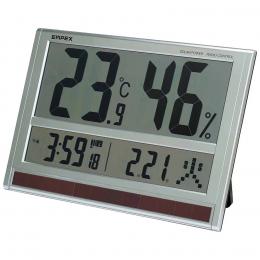 エンペックス　ジャンボソーラー温湿度計の商品画像