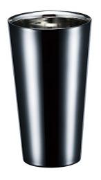 「ブリリアント・ブラック」2重ストレートカップ 250mlの商品画像