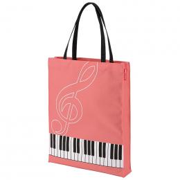 ピアノライン 縦型トートバッグ(ピンク)の商品画像
