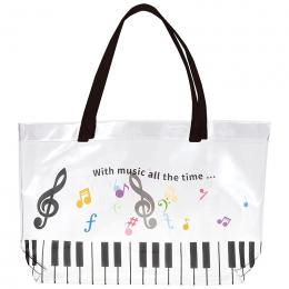 ピアノライン プールバッグ(カラフル音符)の商品画像