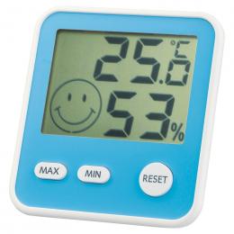 エンペックス おうちルームデジタル温湿度計　ブルーの商品画像
