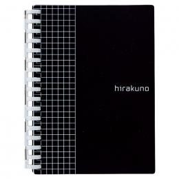 LIHIT LAB. hirakuno ツイストノート(A6)　ブラックの商品画像