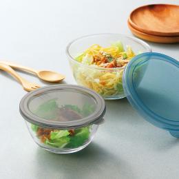 ベシカ・蓋付き耐熱ガラスボウル2サイズセットの商品画像