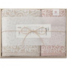 今治謹製　紋織タオル　タオルセット(木箱入)　ピンクの商品画像