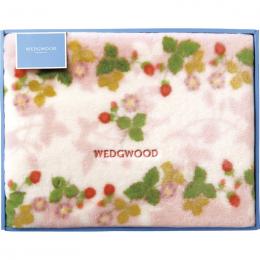 ウェッジウッド　ワイルドストロベリー　アクリルニューマイヤー毛布(毛羽部分)　ピンクの商品画像