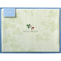 ウェッジウッド　ワイルドストロベリー　綿毛布(毛羽部分)　グリーンの商品画像