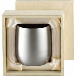 霞　チタン2重ロックカップ250ml(木箱入)の商品画像