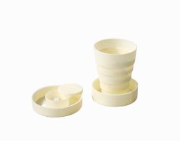 折りたたみ携帯コップ1個(オフホワイト)の商品画像