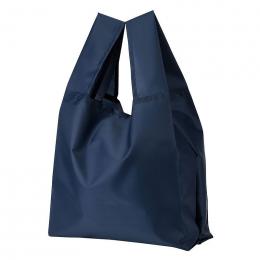 リライブ 100%再生PET クルクルたためるエコバッグ ネイビーの商品画像