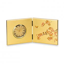箔工芸屏風時計(大)花鳥の商品画像