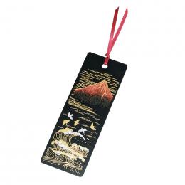 蒔絵しおり　波に赤富士の商品画像