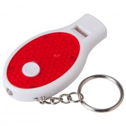 反射板付ライトホイッスルキーホルダー　※個人宅配送不可の商品画像