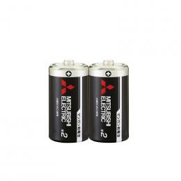 三菱単2形 マンガン(黒)乾電池2P　※個人宅配送不可の商品画像