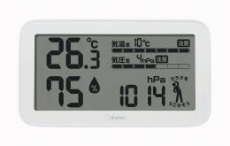 O-707WT 気圧がわかる温湿度計「天気deミカタ」の商品画像