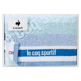 ルコックスポルティフ ビックロゴ スポーツタオル　ブルーの商品画像