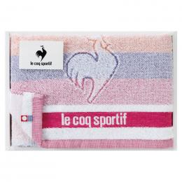 ルコックスポルティフ ビックロゴ スポーツタオル　ピンクの商品画像