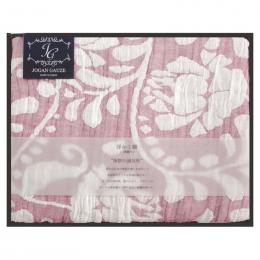 JOGAN GAUZE ローズ浮かし織りガーゼケット　ピンクの商品画像