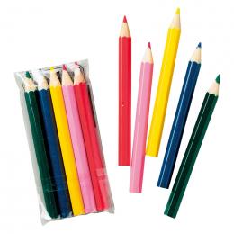 パステル5色カラーペンシルの商品画像