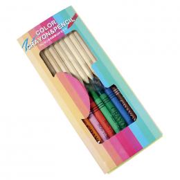クレヨン&色鉛筆19Pセットの商品画像