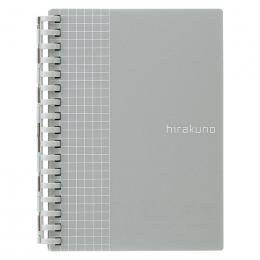 LIHIT LAB. hirakuno ツイストノート(A6)　シルバーの商品画像