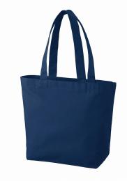 キャンバスベーシックファスナートート(M) ミッドナイトブルーの商品画像