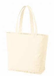 キャンバスベーシックファスナートート(L) ナチュラルの商品画像