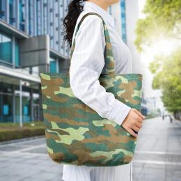 ライトウォッシュキャンバストート(L)カモフラージュの商品画像