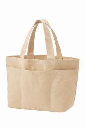 ライトウォッシュキャンバスツールトート(M) ベージュの商品画像