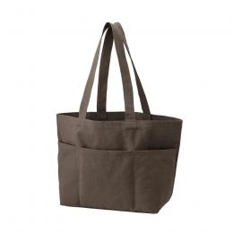 ライトウォッシュキャンバスツールトート(L) チャコールブラックの商品画像