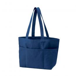 ライトウォッシュキャンバスツールトート(L) ネイビーの商品画像