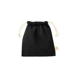 オーガニックコットン巾着(S) ブラックの商品画像