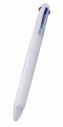 3色プラスワンボールペン(再生ABS) ホワイトの商品画像