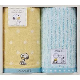 スヌーピー　ハグ　フェイスタオル2Pの商品画像