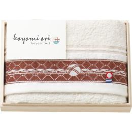 今治タオル　koyomi ori　フェイスタオル(国産木箱入)の商品画像