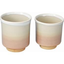 萩焼　姫萩夫婦湯呑の商品画像