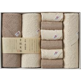 素肌実感 モカプレミアム バスタオル3P&フェイスタオル6Pの商品画像