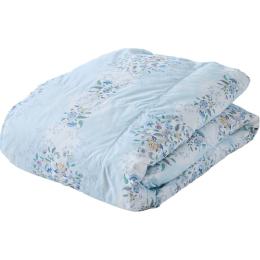 ミントン　羽毛肌掛けふとん　ブルーの商品画像