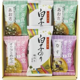 タニタ食堂監修減塩みそ汁・白子のり詰合せの商品画像