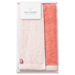 DAILY PRAIRIE リバーシブルフェイスタオル　レッドの商品画像