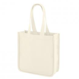 デュラウンド・リサイクルコットンパイピングトート(M)(オフホワイト)の商品画像