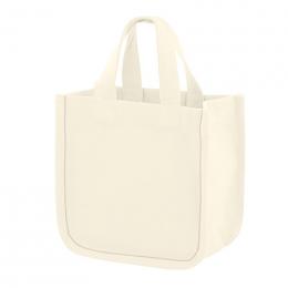 デュラウンド・リサイクルコットンパイピングトート(S)(オフホワイト)の商品画像