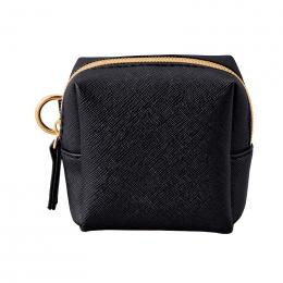 リングカラビナ付きスクエアポーチ(ブラック)の商品画像