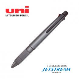 [名入れ対応] uni 4色+シャープペン ジェットストリーム 0.5 ガンメタリック ※別途見積の商品画像