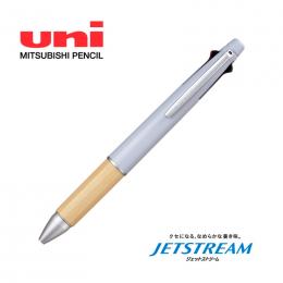 [名入れ対応] uni 4色+シャープペン ジェットストリーム 0.5 ブルーグレー ※別途見積の商品画像