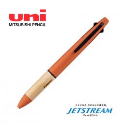 [名入れ対応] uni 4色+シャープペン ジェットストリーム 0.5 サンセットオレンジ ※別途見積の商品画像