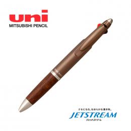[名入れ対応] uni 2色+シャープペン ジェットストリーム ピュアモルト 0.7 Mブラウン ※別途見積の商品画像