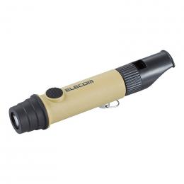 ELECOM 防災 乾電池式懐中電灯 笛タイプの商品画像