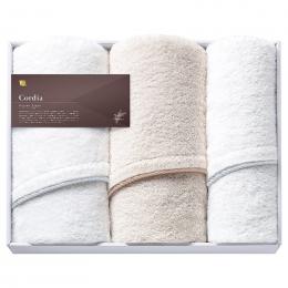 オーガニックジャパン Cordia ハーフバスタオル2P&フェイスタオルの商品画像
