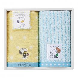 スヌーピー ハグ ウォッシュタオル2Pの商品画像