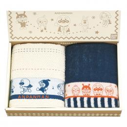 それいけ!アンパンマン ライン フェイスタオル2Pの商品画像